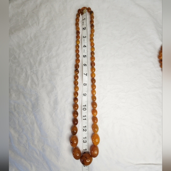 Baltic Egg Yolk Amber Necklaces - Picture 9 of 15